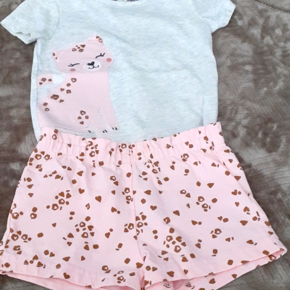 Shirt with shorts set